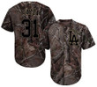 Los Angeles Dodgers #31 Mike Piazza Camo Realtree Collection Cool Base Stitched Baseball Jersey Mlb