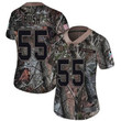 Steelers #55 Devin Bush Camo Women's Stitched Football Limited Rush Realtree Jersey Nfl- Women's