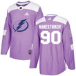 Adidas Lightning #90 Vladislav Namestnikov Purple Authentic Fights Cancer Stitched Nhl Jersey Nhl