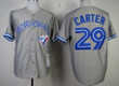 Toronto Blue Jays #29 Joe Carter 1992 Gray Throwback Jersey Mlb