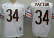 Chicago Bears #34 Walter Payton White Throwback Jersey Nfl