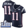 Men's New England Patriots #11 Julian Edelman Navy Blue Nike Nfl Home Vapor Untouchable Super Bowl Liii Bound Elite Jersey Nfl