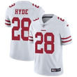 Nike San Francisco 49Ers #28 Carlos Hyde White Men's Stitched Nfl Vapor Untouchable Limited Jersey Nfl