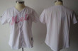 New York Mets Blank White With Pink Pinstripe Womens Jersey MLB- Women's