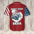 Weed Don't Care Bear Flag Baseball Jersey | Colorful | Adult Unisex | S - 5Xl Full Size - Baseball Jersey Lf