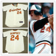 Men's Baltimore Orioles #24 Rick Dempsey White 1983 Majestic Cooperstown Throwback Baseball Jersey Mlb