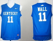 Kentucky Wildcats #11 John Wall Royal Blue College Basketball Jersey Nba