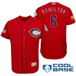 Men's Cincinnati Reds #6 Billy Hamilton Red Stars & Stripes Fashion Independence Day Stitched Mlb Majestic Cool Base Jersey Mlb