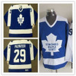Toronto Maple Leafs #29 Mike Palmateer Blue 1978 Ccm Vintage Throwback Nhl Hockey Jersey Nhl