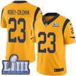 #23 Limited Nickell Robey-Coleman Gold Nike Nfl Men's Jersey Los Angeles Rams Rush Vapor Untouchable Super Bowl Liii Bound Nfl