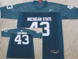 Michigan State Spartans #43 Eric Gordon Green Jersey Ncaa