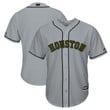 Personalize Jersey Men's Houston Astros Majestic Gray 2018 Memorial Day Cool Base Team Custom Jersey Mlb
