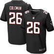 Men's Atlanta Falcons #26 Tevin Coleman Black Alternate Nfl Nike Elite Jersey Nfl