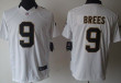Nike New Orleans Saints #9 Drew Brees White Limited Jersey Nfl