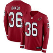 Nike Cardinals #36 Budda Baker Red Team Color Men's Stitched Nfl Limited Therma Long Sleeve Jersey Nfl