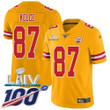 Nike Chiefs #87 Travis Kelce Gold Super Bowl Liv 2020 Youth Stitched Nfl Limited Inverted Legend 100Th Season Jersey Nfl
