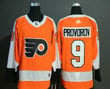Men's Philadelphia Flyers #9 Ivan Provorov Orange Adidas Stitched Nhl Jersey Nhl