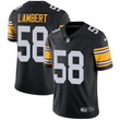 Nike Pittsburgh Steelers #58 Jack Lambert Black Alternate Men's Stitched Nfl Vapor Untouchable Limited Jersey Nfl