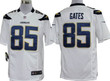 Nike San Diego Chargers #85 Antonio Gates White Game Jersey Nfl