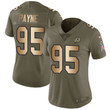 Nike Redskins #95 Da'ron Payne Olive Gold Women's Stitched Nfl Limited 2017 Salute To Service Jersey Nfl- Women's