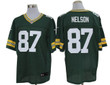 Size 60 4Xl-Jordy Nelson Green Bay Packers #87 Green Stitched Nike Elite Nfl Jerseys Nfl