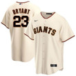 Men's San Francisco Giants #23 Kris Bryant Cream Cool Base Nike Jersey Mlb