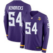 Nike Vikings 54 Eric Kendricks Purple Team Color Men's Stitched Nfl Limited Therma Long Sleeve Jersey Nfl