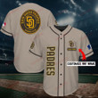 Personalize Baseball Jersey - San Diego Padres Personalized Baseball Jersey Shirt 220 - Baseball Jersey LF