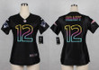Nike New England Patriots #12 Tom Brady Pro Line Black Fashion Womens Jersey Nfl- Women's