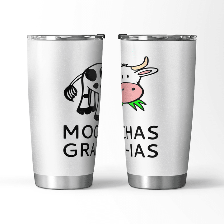 Moo-chas Grass-ias (Muchas Gracias) Travel Mug