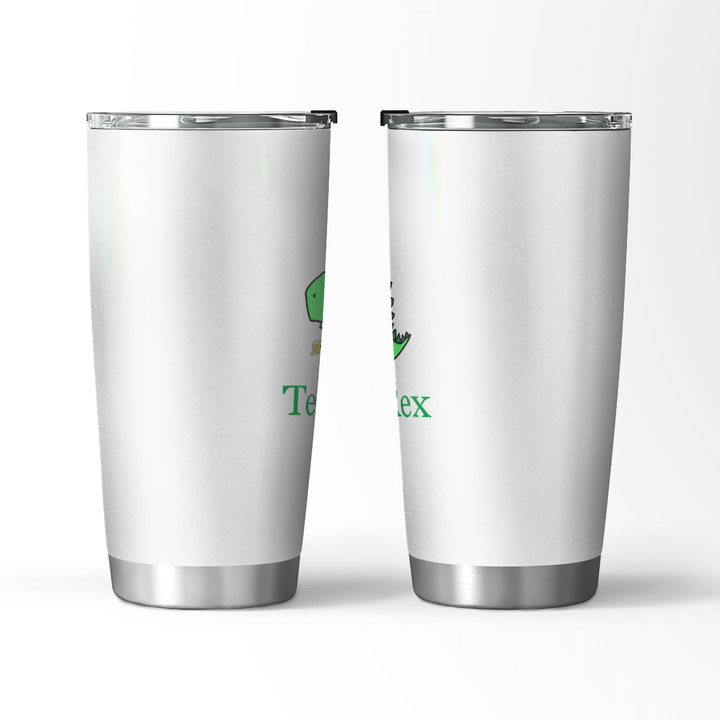 Tea-Rex Pun Design Travel Mug