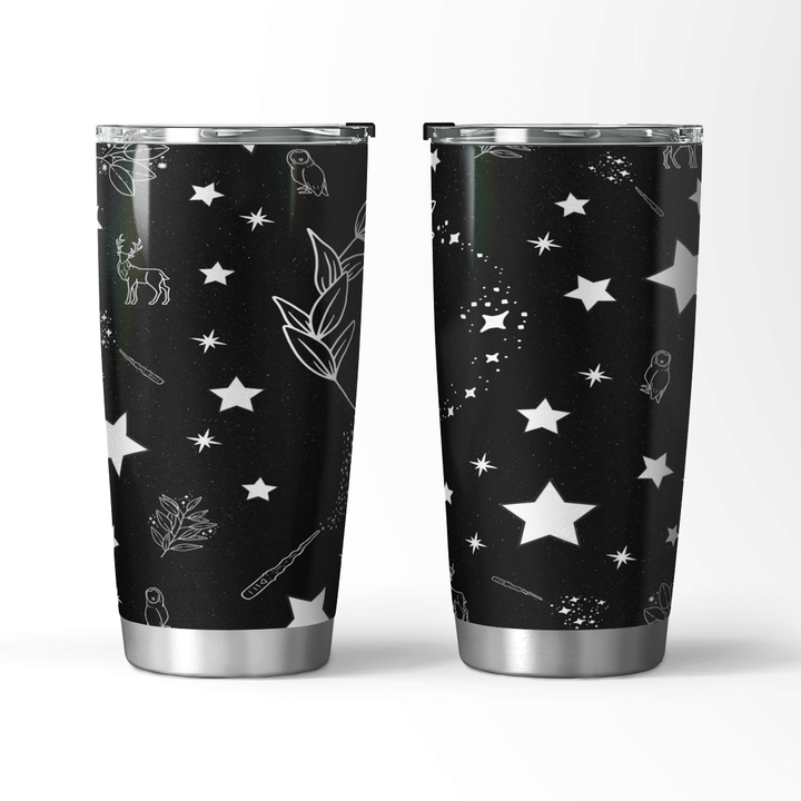 Letter i with Magic and Sparks Travel Mug
