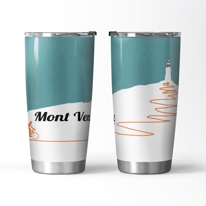 Mont Ventoux Cycling Artwork Travel Mug
