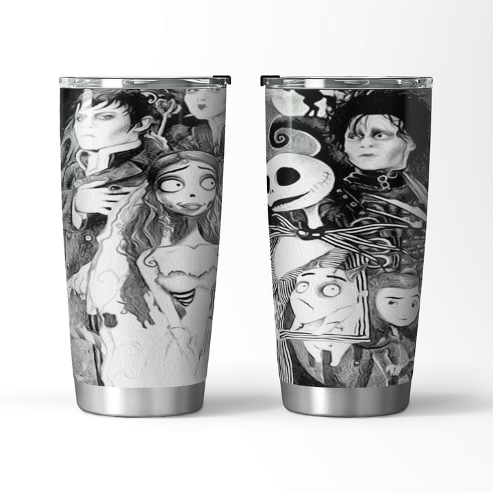 Never Underestimate a Woman who Loves Tim Burton Movies and was Born in December Travel Mug