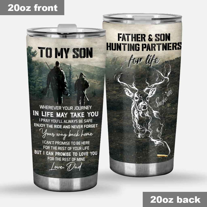 To My Son - Hunting Tumbler 112021
