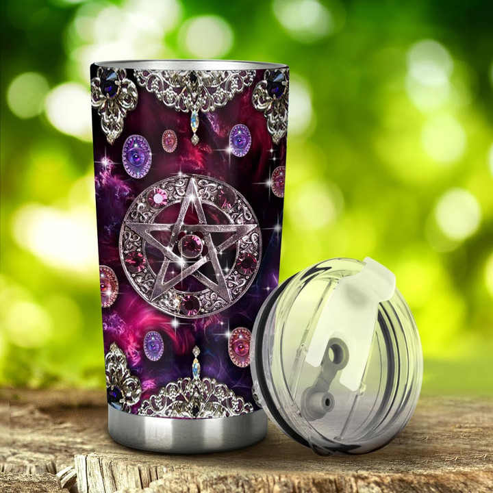Divine Witch - Tumbler With 3D Pattern Print
