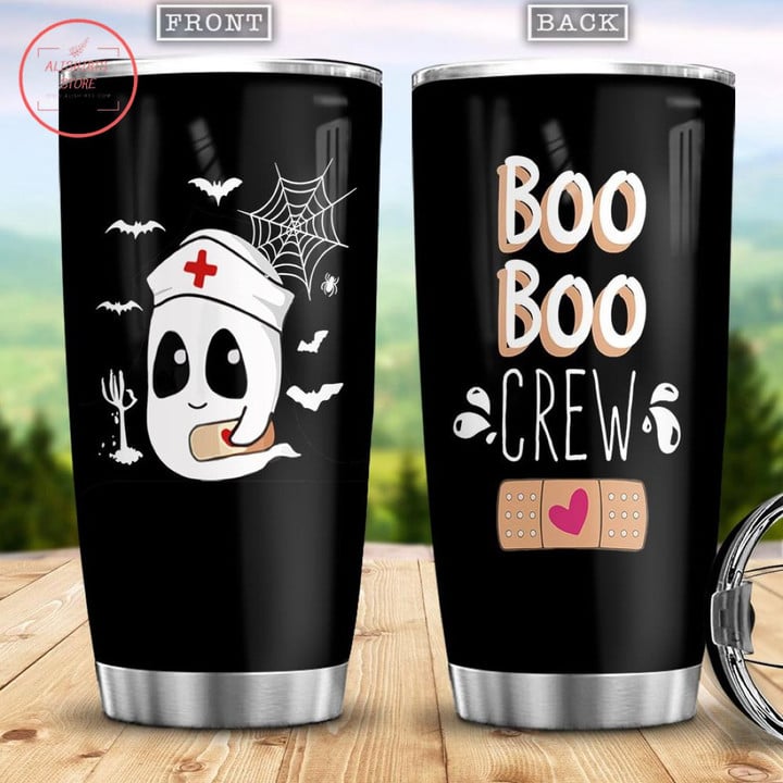 Boo Boo Crew Happy Halloween Boo Ghost Scary Tumbler