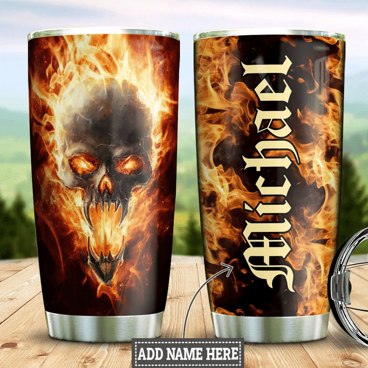 Skull Personalized HTC2610013 Stainless Steel Tumbler