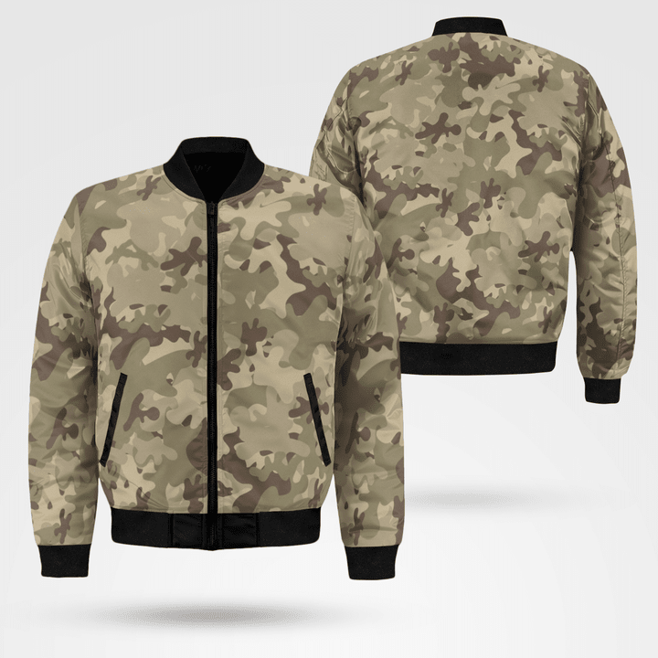Military Style Lightweight Bomber Jacket Warm & Comfortable