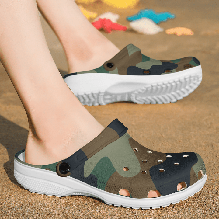 Military Style Crocs Shoe Styles Waterproof & Anti-Slip Unisex