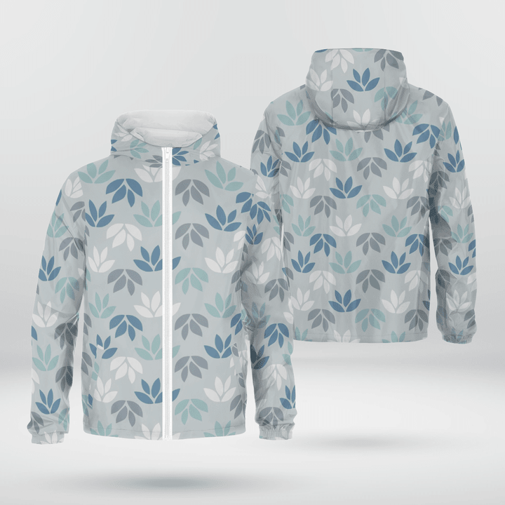Camouflage Print Nylon Windbreaker Jacket Simple & Sleek