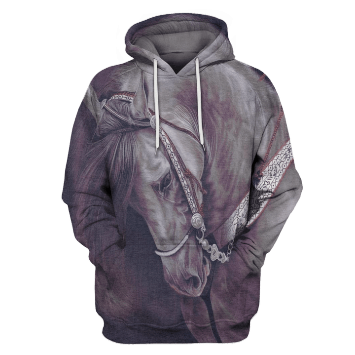 3D All Over Print Horse Hoodie