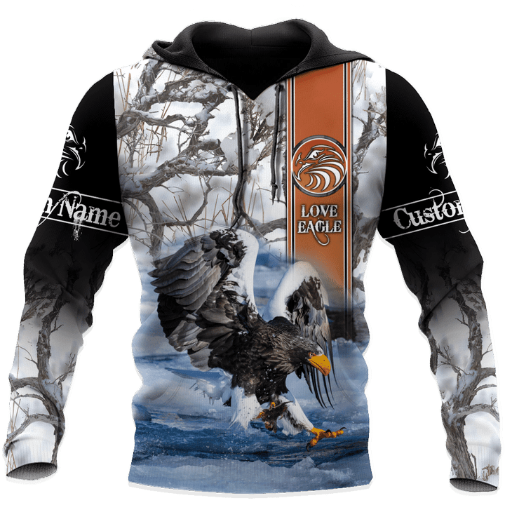 Personalized Name Eagle 3D All Over Printed Shirts For Men And Women