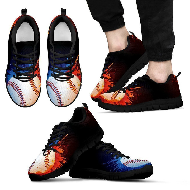 Awesome Baseball Men'S Sneakers