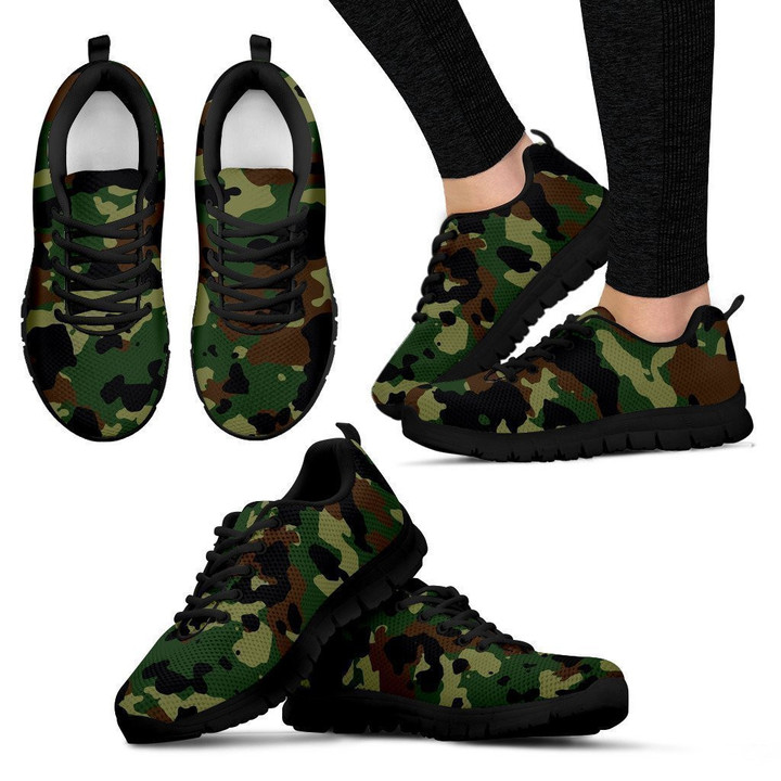 Camouflage Women'S Sneakers