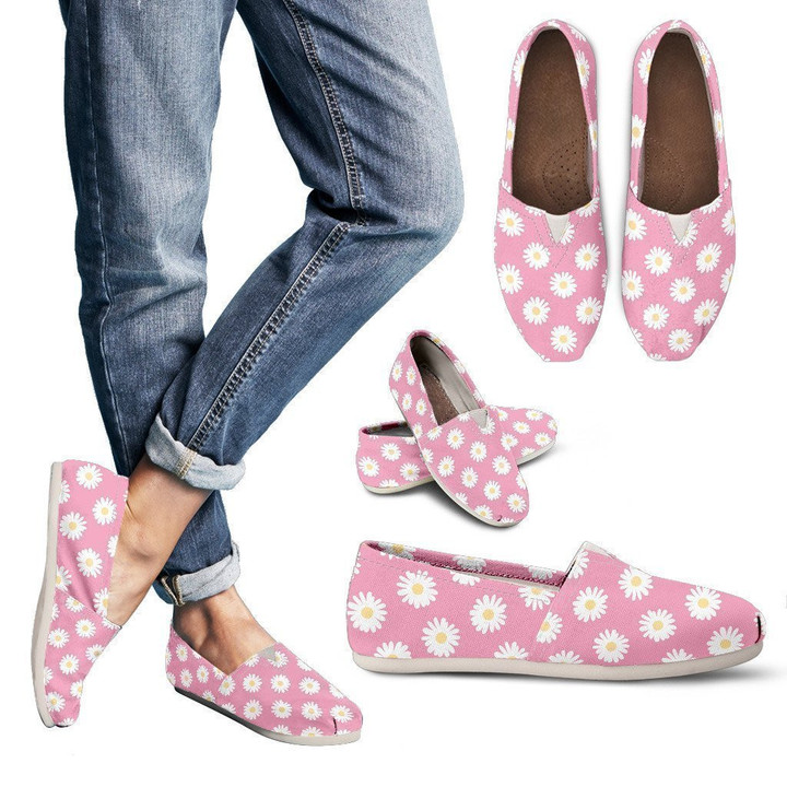 Pink Daisy Women'S Casual Shoes
