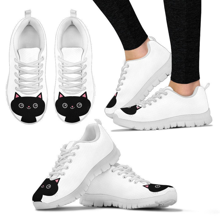 Black Cat Women'S Sneakers
