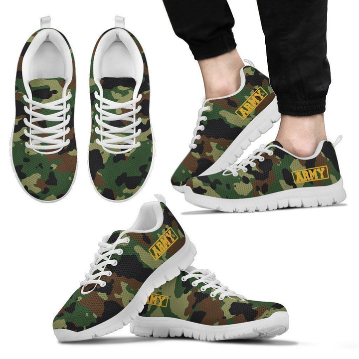 Camouflage Men'S Sneakers