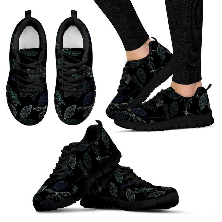 Black Dragonfly Black Sole Sneakers
