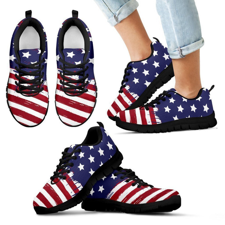 Usa Flag Kid'S Sneakers